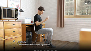 University of problems: bi sexual Japanese girl on a massage table ep 45