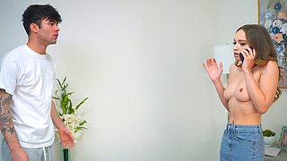 Busty teen stepsis badly wants stepbro