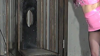 Mistress's Smell and Taste of Sweaty Pantyhose, Trampling with Feet, Pantyhose Job, Footjob, Handjob, Tease and Denial