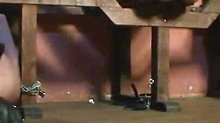 Humiliating dominating hand in ass