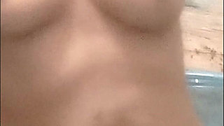 Desi bhabhi house wife taking shower rubbing boobs and pussy
