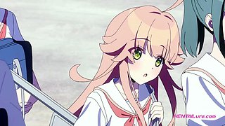 Virgin squad unites on wild classroom floor - Dubbed Anime