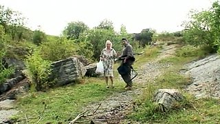 Teen takes gramps cock