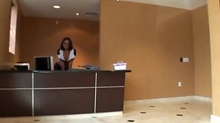 Penny Flame In Brunette With Big Boobs Rides A Big Cock