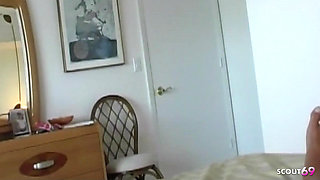 Step Father Seduces Blonde Teen and Her Best Friend