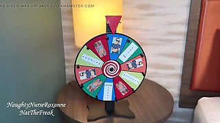 Naughty Nurse Roxanne Deep Throat Blowjob & Cum Swallow - Creampie Roulette Game