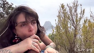 Squirt and Cumshot in Mouth in Ibiza