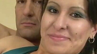 Cute tattooed MILF sucks his cock in multiple positions