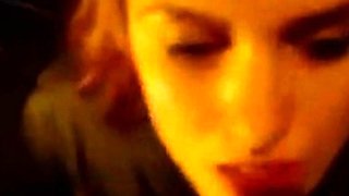 Svenska Caroline suger som en proffs