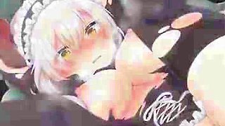 Hentai chick enjoys anal sex at the gym