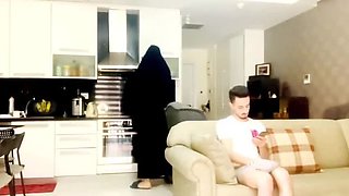 Arab Teen Learns Sex From Step Mom - Hot MILF Teaches Him Dirty Talk & Foot Fetish