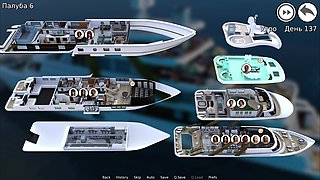WaterWorld - Fucking two pussies on a ship in a cabin E1 #66