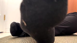 Linsey Dawn solo foot fetish