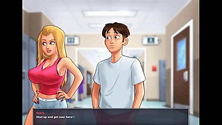 Summertime saga: finding the exams, and dick-riding in the college locker room ep 203