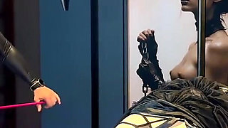 Sissy Caned by Two Cruel Mistresses