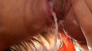 Cock Sucking Babe Kneels, Deepthroats and Ass Riding Huge Cock Outdoor