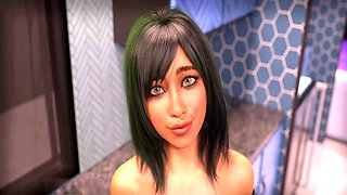3d sex, brassiere, animation sex