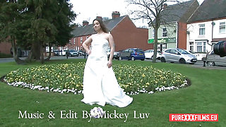Busty tattooed MILF Stacey Saran fucked in her wedding dress from Pascal White