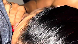 The Guy Behind the Gloryhole Couldn't Handle It, I Had to Ask My Husband to Make Me Cum
