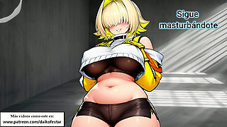 Spanish Audio JOI. NIKKE's Elegg jerks you off with his... brushes?