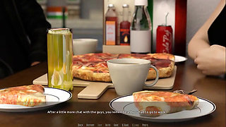 Become a rock star: two hot girls and two guys in pizzeria ep 51