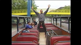Two Amazing MILF Get Fucked Hard by Their Boyfriend on Top of the Bus