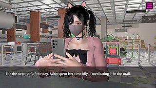 Finger-tickling, next door, sitting