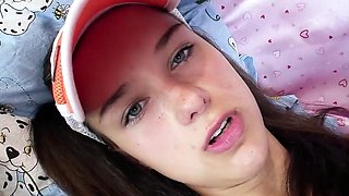 Barely legal beauty wants hard, hard banging today