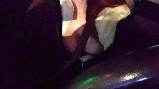 Outdoor Italian Horny Big Tits Stepmom Artemisia Love Flashing Her Tits While Driving Around