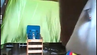 Slutty South American chick sits her perfect ass on a cock