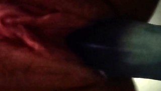Big Dildo, Lil Pussy - Solo Female Orgasm