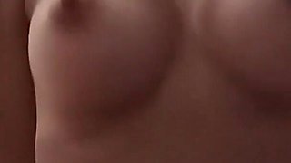 MILF in Pantyhose, Pigtails, Big Tits, Bondage Blowjob with Throatpie
