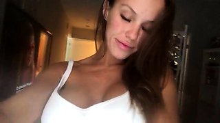 Amateur super hot brunette masturbating 3 mp4
