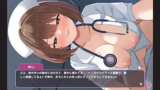 Hentai Game - Naughty Nurse Riding the Dick - Sakusei Shinsatsu