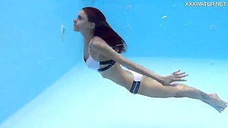 Small tits video with innocent Hermione Ganger from Underwater Show