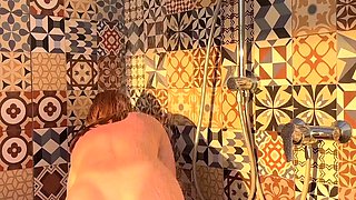 Great Big Boobs On Masturbating Redhead