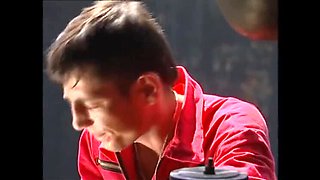 Double Blowjob Facial Cumshot with Big Ass Chubby Girl