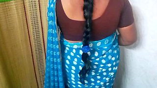 Long Hire Indian Aunty Nice Boobs Show