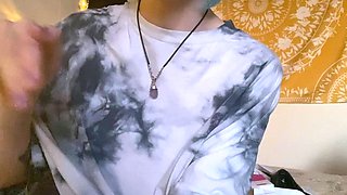 Kinky moist taco brunette anal toy play during masturbating
