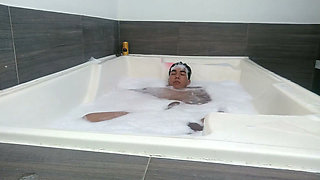Cheating Wife Rough Sucking and Hard Fucking in the Jacuzzi Before Femdom Fucking BBC in Amazon