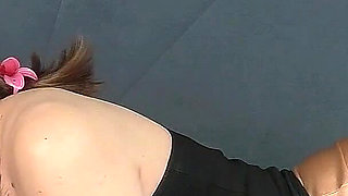 The Babysitter Was Sitting with the, but She Had to Give a Blowjob and Swallow the Sperm