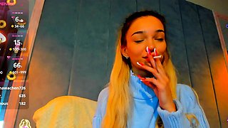 Big boobs russian milf toys her ass on webcam