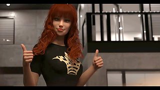 MissKitty2K's wild anime adventure in a 3D fantasy world