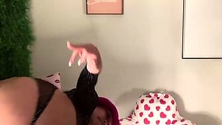 Big boobs milf masturbates with her dildo