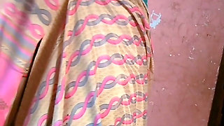 Desi Tamil Naughty Wife Renu Petticoat Blouse Saree Tease for Hubby's Friend! Indianhotwifex