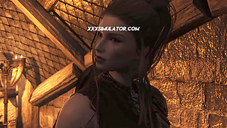 3D MILF Takes a Rough Pounding & Climaxes Loud on the Floor