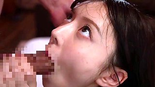 Small tit GF gives POV blowjob on my denim