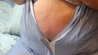 Naughty Nurse Julie - Bra Reveal & Teasing Huge Tits - 002-s-v-3-nurse-boobs