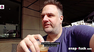 Candy gets fucked hard by a rando! Snap-fuck