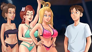 Steamy nun and cartoon action with a huge booty